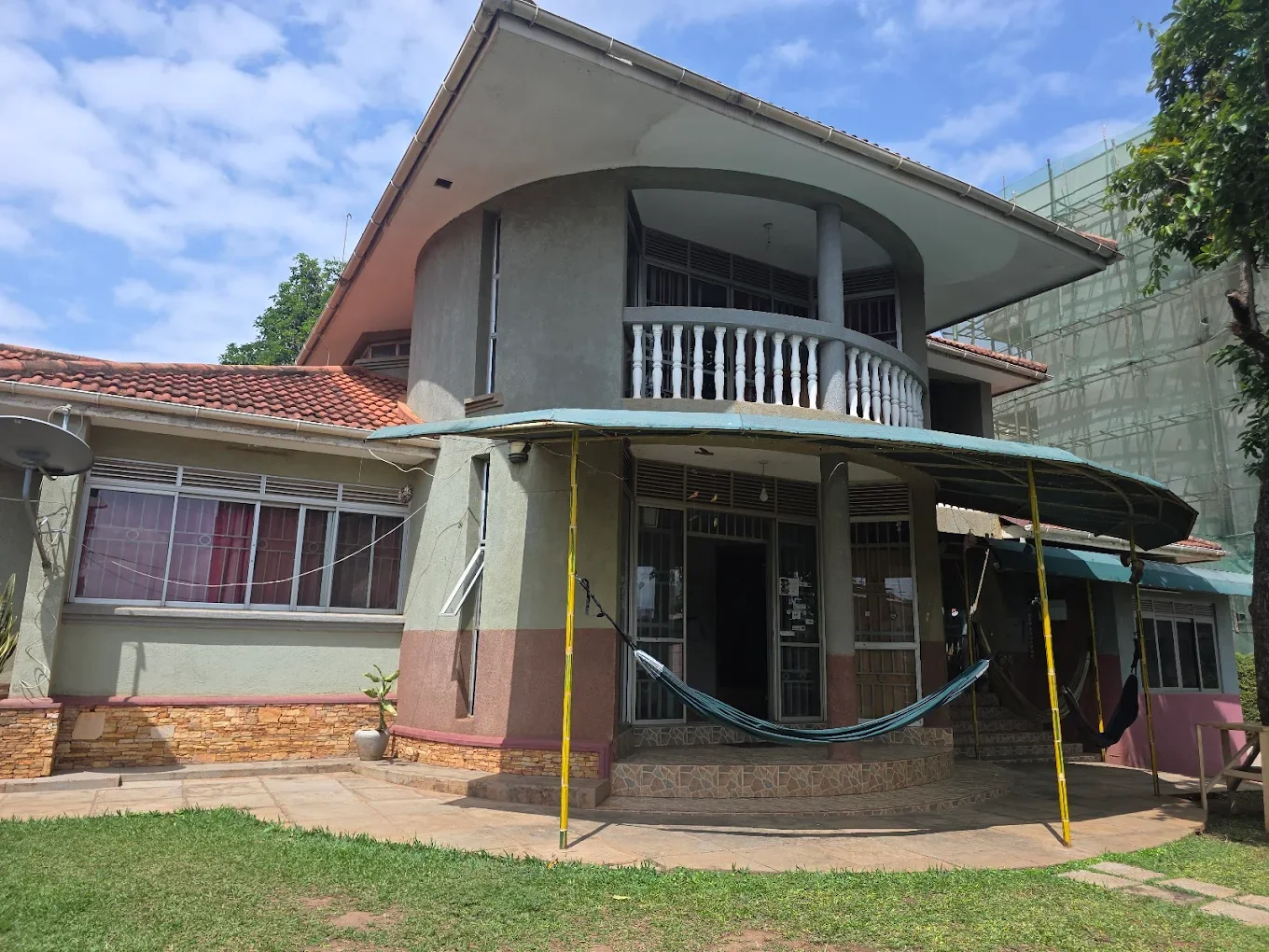 Acacia Villa private compound and garden in Kampala